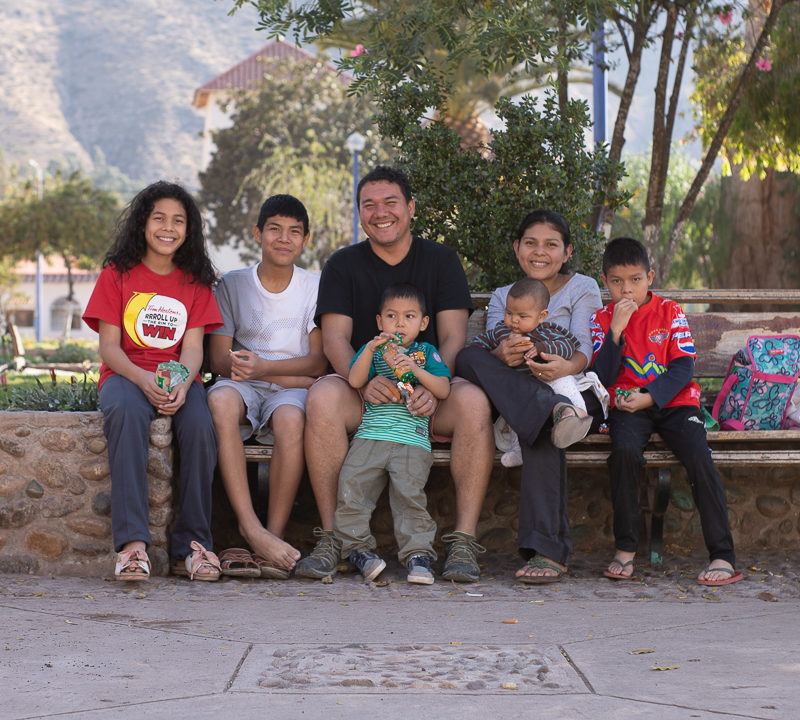 Familie Melgar in Peru